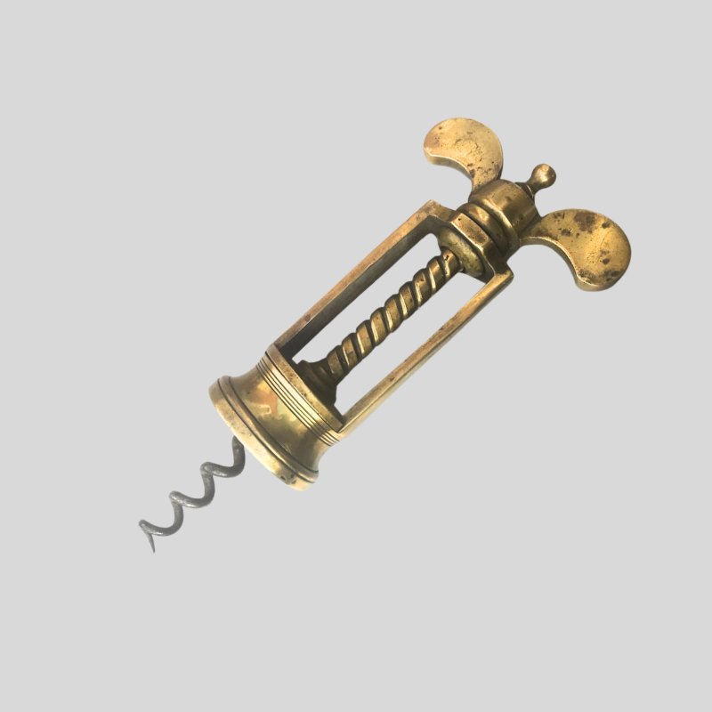 corkscrew antique & rare solid brass type